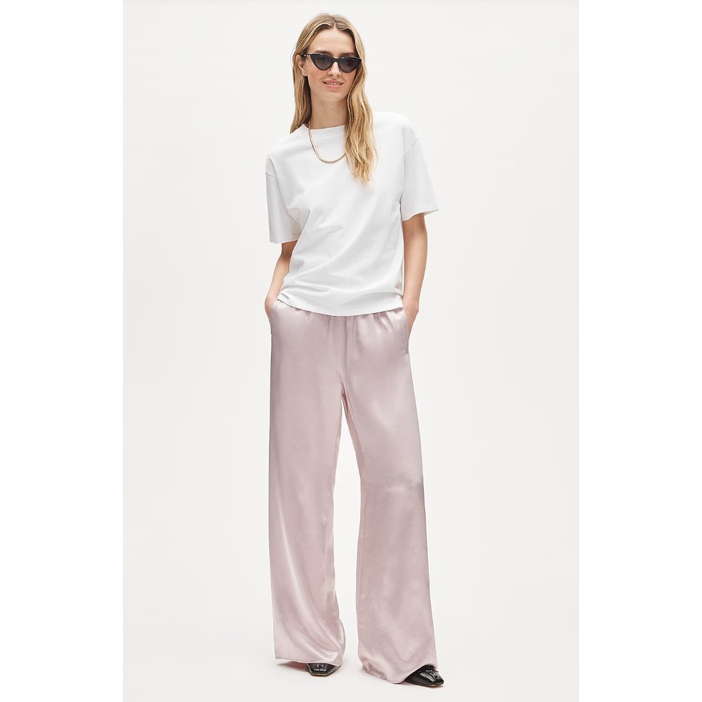 J.Crew | NWT Cosmo Pant in Luster Charmeuse Subtle Mauve | Sz XS